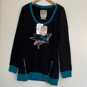 NEW w/ tags NHL sharks crew neck